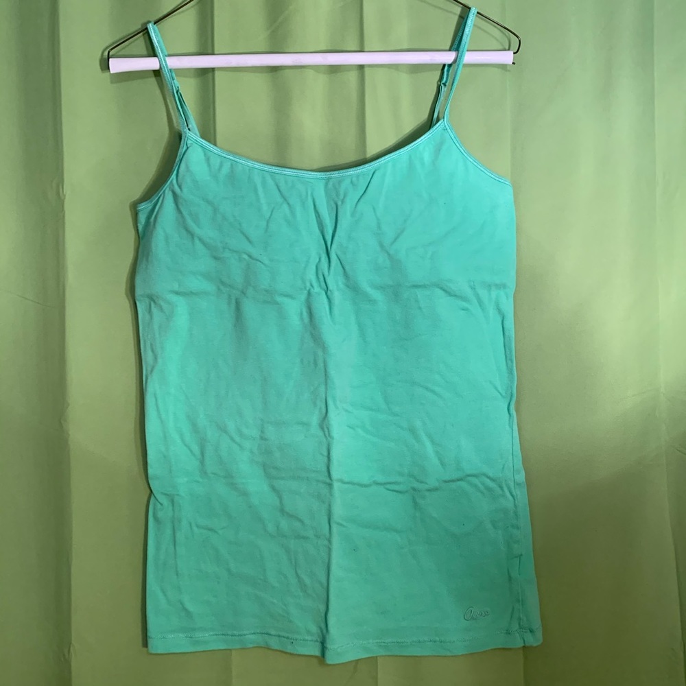 Green Camisole Tank Top